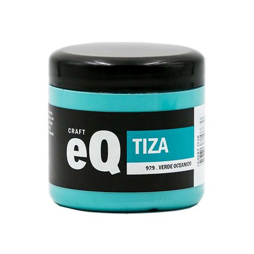Pintura A La Tiza Verde Oceanico Mate 200 Cc Eq