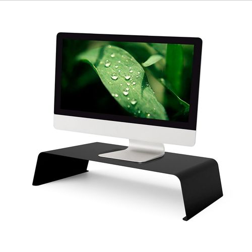 Base Eleva Monitor 50x28x9 Cm Metal Negro Eurotecno