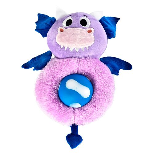 Juguete Peluche Murciélago 27x24 Cm Violeta Pet's Fun