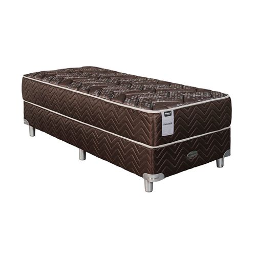 Sommier Y Colchón Power 1 Plaza 80x190x62 Cm Springwall