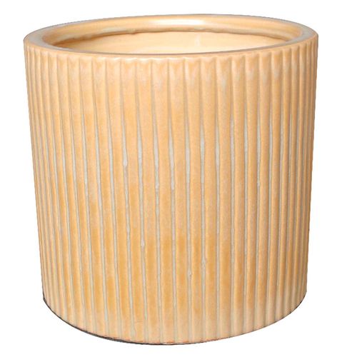 Maceta Cerámica 12 Cm Mostaza Outzen