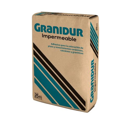 Adhesivo Cementicio Impermeable 25 Kg Gris Granidur
