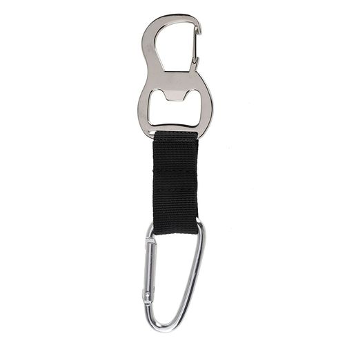 Mosquetón Acero y Tela 11.6 Cm Negro Alpes
