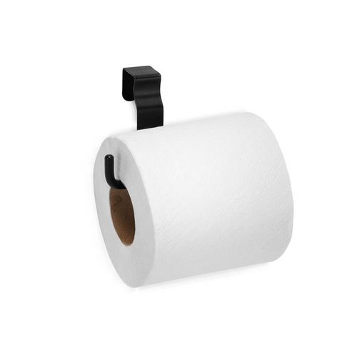 Porta Rollo Baño 12,3X10,2X4,7 Cm Metal Negro Arthi