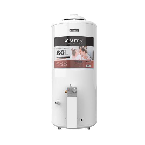 Termotanque a Gas 80 Lts Blanco 80 L Rs Mg Klauben