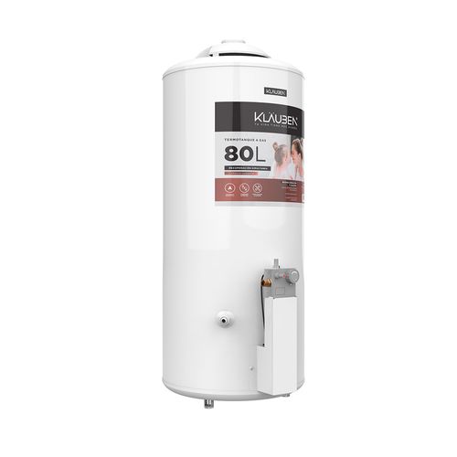Termotanque a Gas 80 Lts Blanco 80 L Rs Mg Klauben