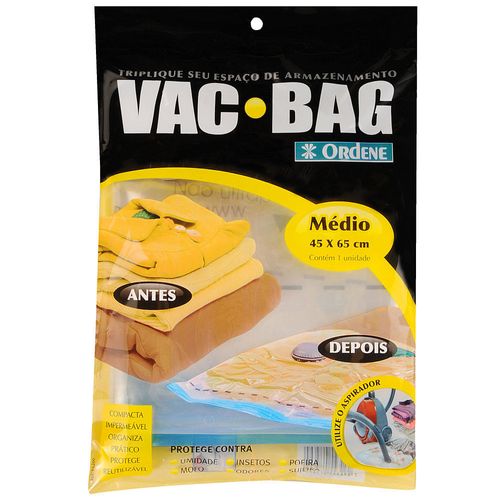 Bolsa al Vacío 45x65 Cm Polietileno Transparente Ordene