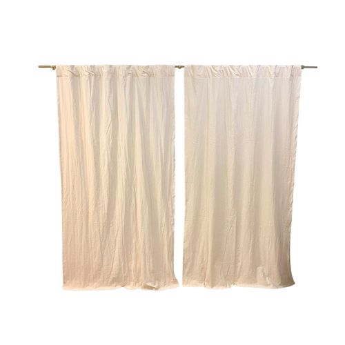 Cortina Tusor Beige 140X220 Cm Blanco Paris