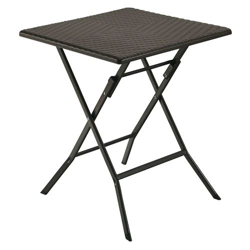 Mesa Cuadrada Diseño Rattan 61.5Cm