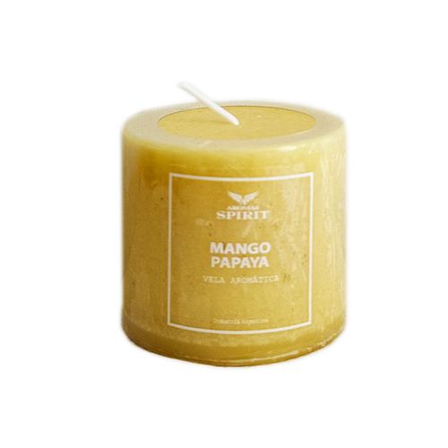 Vela Cilíndrica Aromas Mango/Papaya 6X5 Cm Spirit