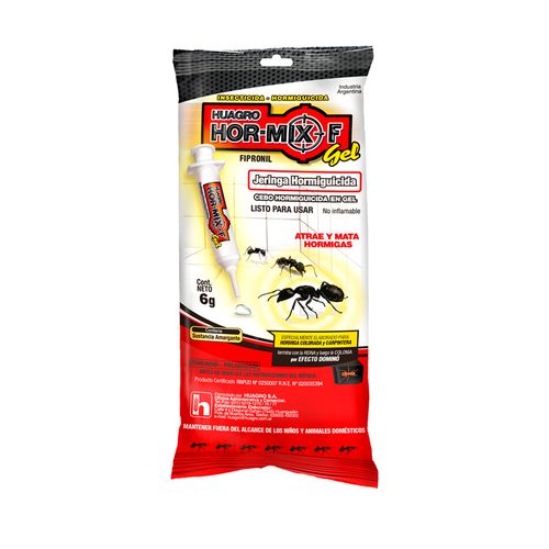 Insecticida Hormiguicida Gel 6 Grs Huagro Hormix Rox Lis