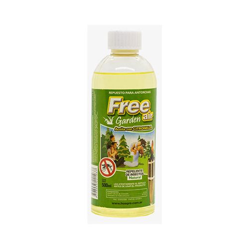 Aceite Repelente Citronella 500 Ml Free Garden Free Air