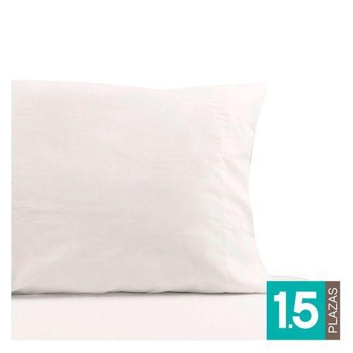 sabana lisa 1.5p microf 120gsm blanc