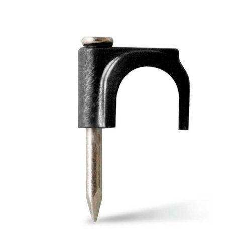 Grampa Para Coaxil RG6 Negro x 50 Un Kalop