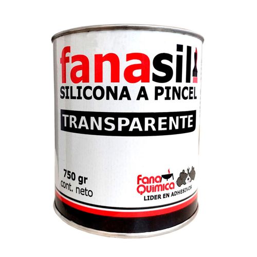 Silicona A Pincel Transparente 750 Grs Fanasil