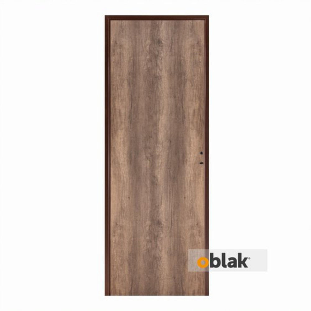 Puerta 200x80 Cm Chapa Nogal Apertura Izquierda Teks Oblak