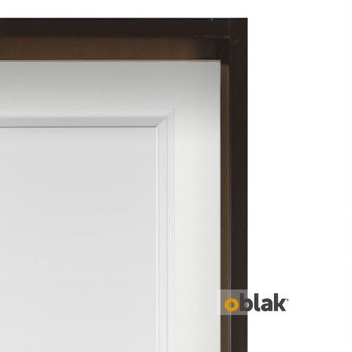 Puerta 200x70 Cm Madera Blanco Apertura Izquierda 2 Tableros Camden Oblak