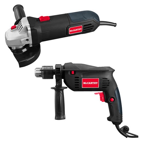 Combo Taladro 650 W 10 Mm + Amoladora Angular 115 Mm 710 W McCarthy