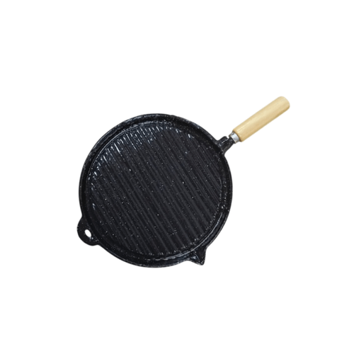 Plancha Enlozada Rayada 27 Cm Lozafer