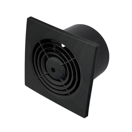 Extractor de Aire 10 Cm 12 W Negro Mate Ea-Vf100N Ecoaire
