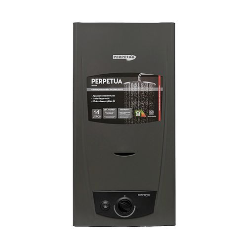 Calefón a Gas Natural 14 Lts 23.03 Kw Gris DR14A Perpetua