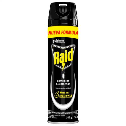 Insecticida Cucarachas Aerosol 390 Ml Raid
