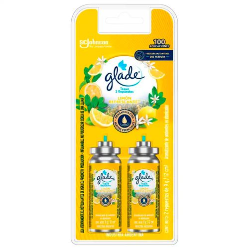Repuesto Aromatizador Limón 200 Noches Glade