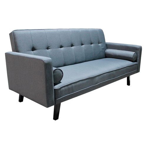 Futón 3 Cuerpos 84x188x82 Cm Gris Brazos Doni M+Design