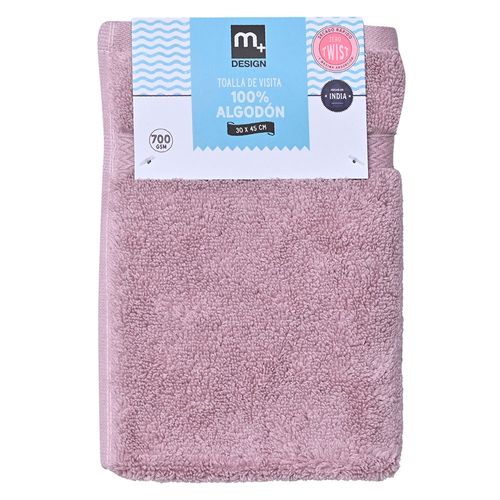 Toalla de Visita Algodón Rosa 30x45 Cm Cotidiana