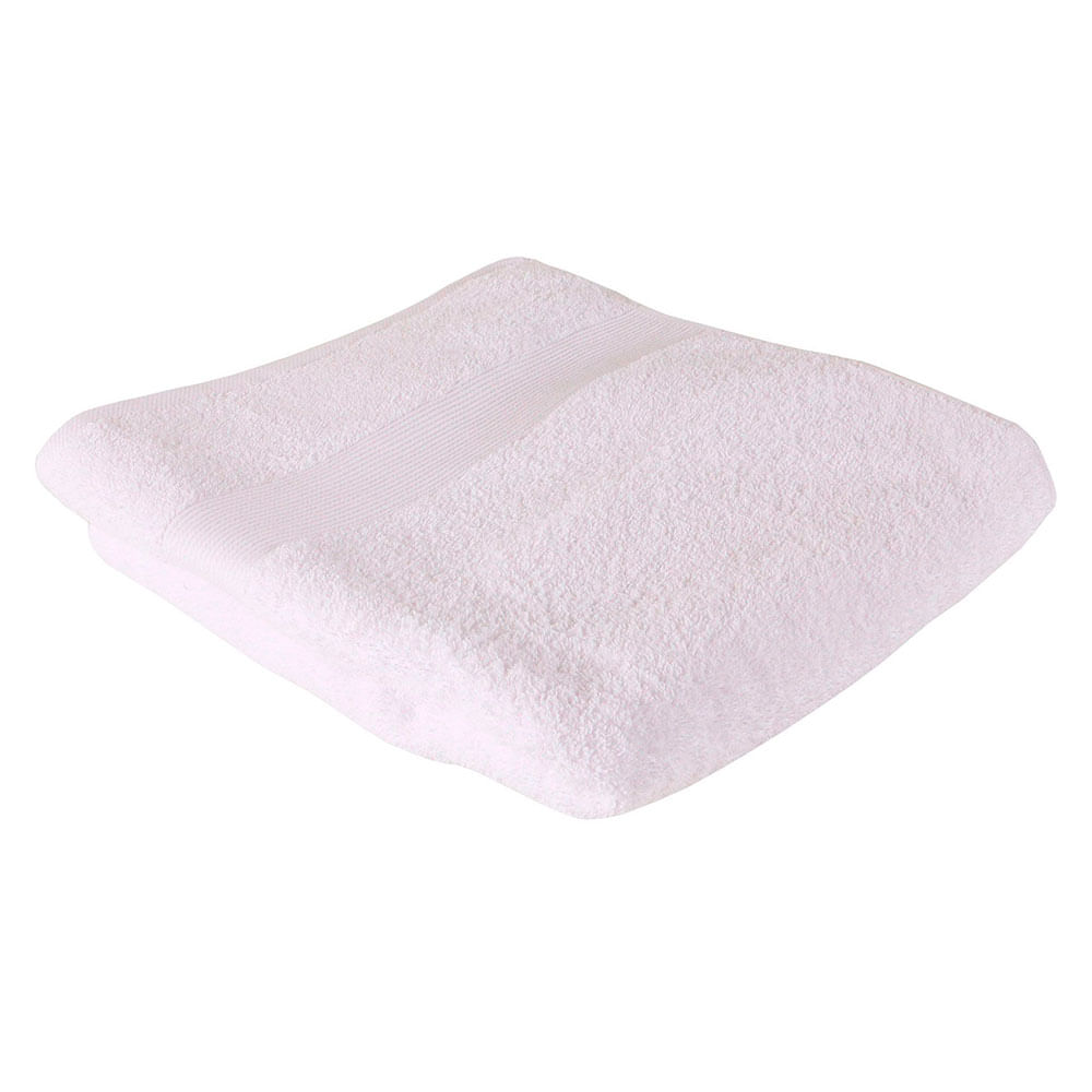 Toalla de Baño Algodón Blanco 90x170 Cm Cotidiana