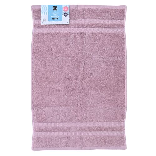 Toalla de Piso Algodón Rosa 40x60 Cm Cotidiana