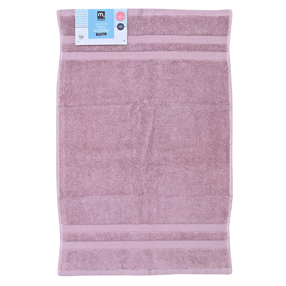 Toalla de Piso Algodón Rosa 40x60 Cm Cotidiana - Easy
