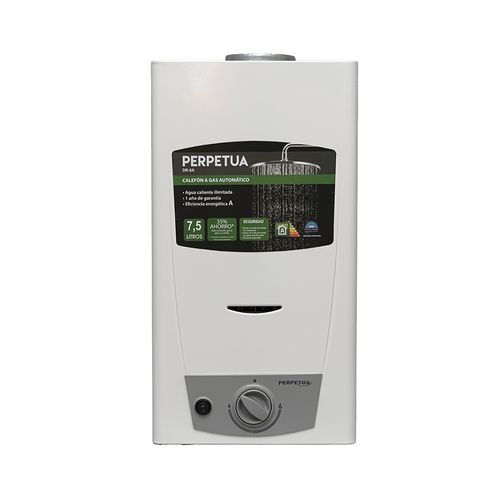 Calefón a Gas Natural 7,5 Lts 13Kw/h Blanco Dr8A Perpetua