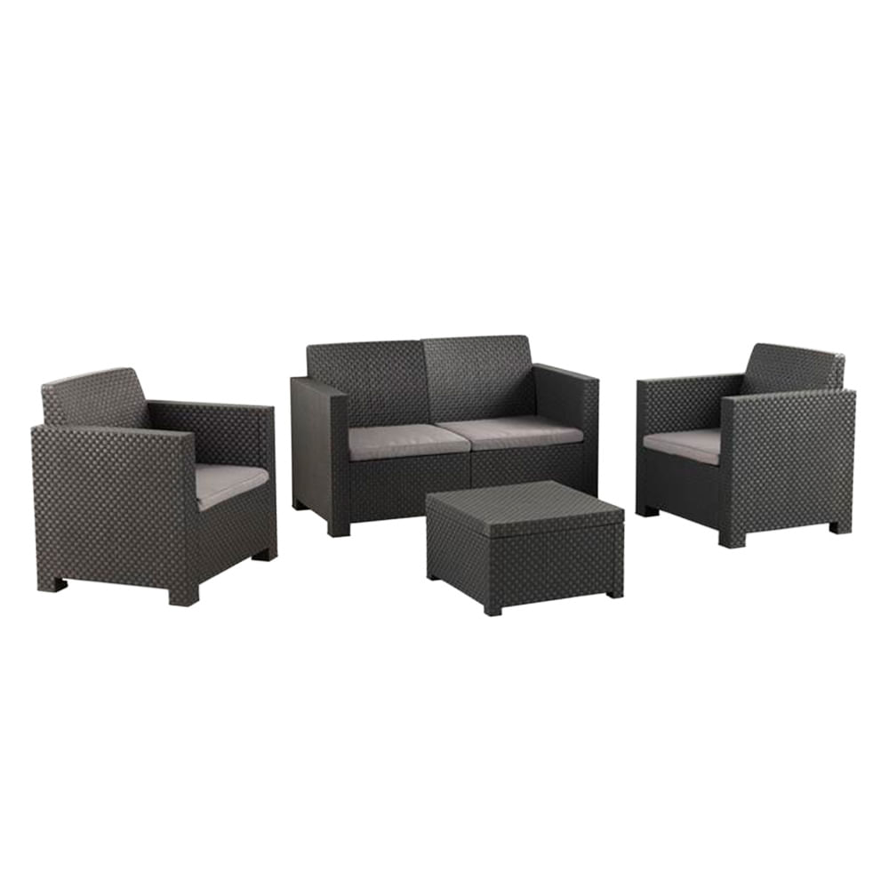 Set de Jardín Polipropileno 4 Personas Shaf Evo Confort - Easy
