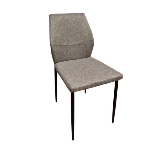 Set de 4 Sillas 82x48x42 Cm Tapizadas Gris Sil Decototale