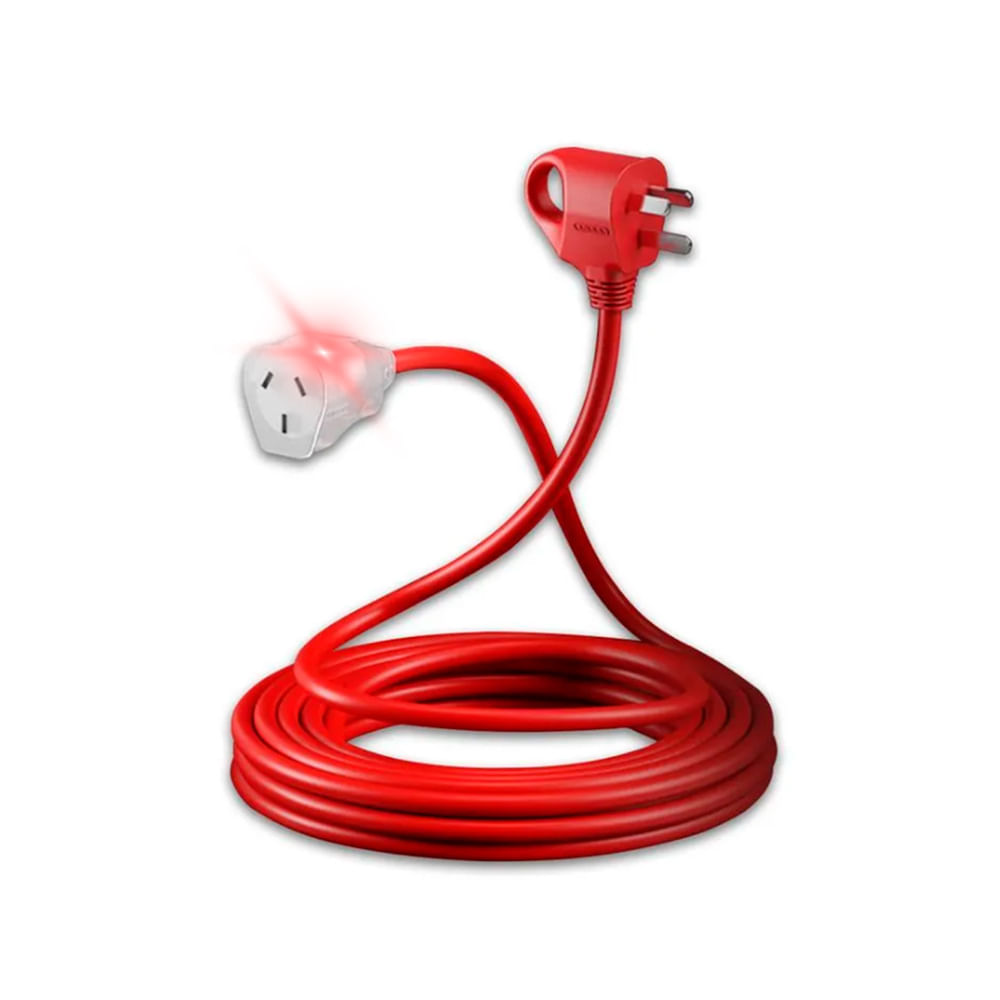 Prolongador Eléctrico Rojo 10 Mts IMSA