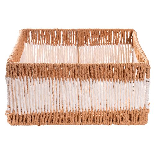 Canasto Bajo Bicolor 15X30X30 Cm Hacks & Racks