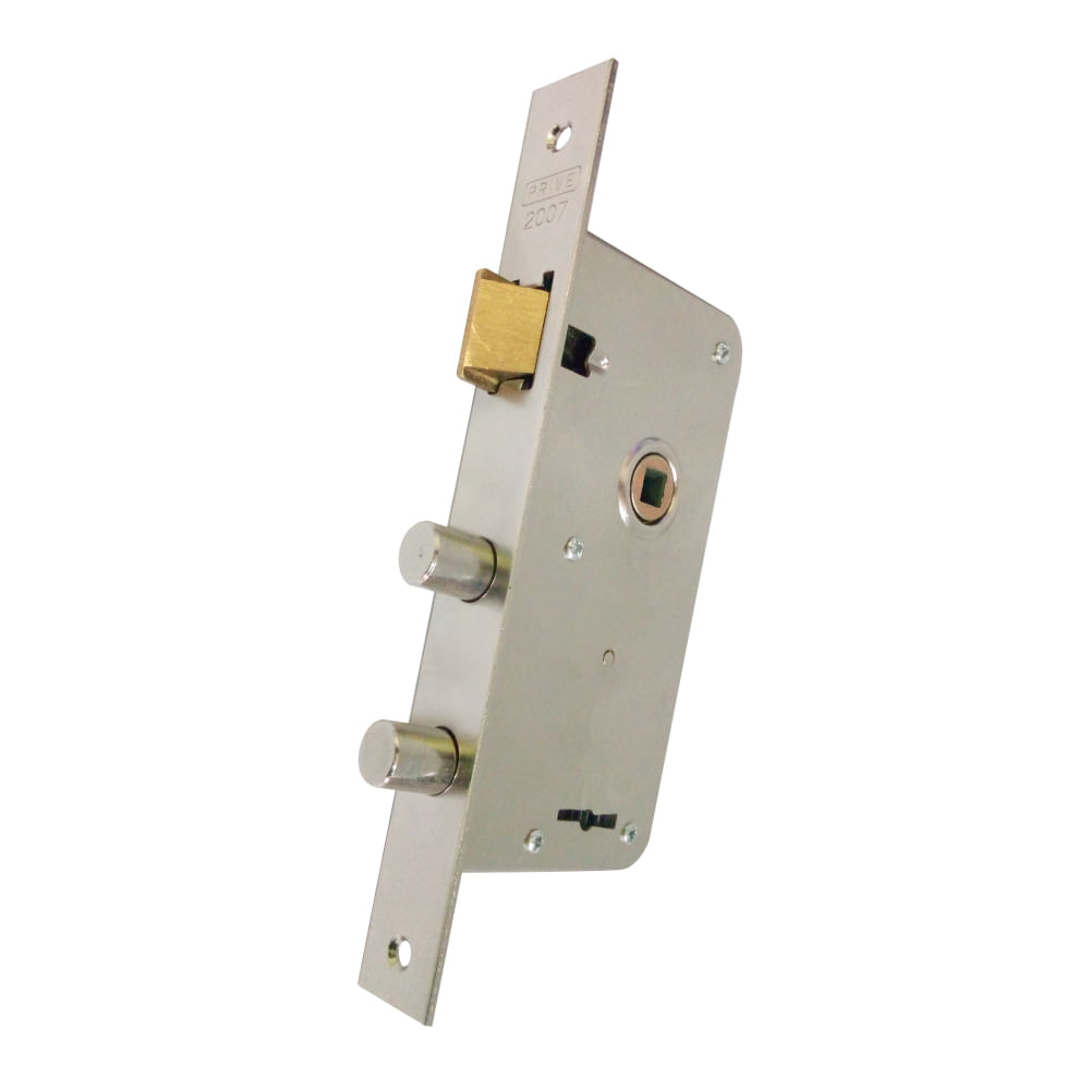 Cerradura Seguridad Chapa Laminada 6,9X2,5X20,5 Cm Niquelada Prive