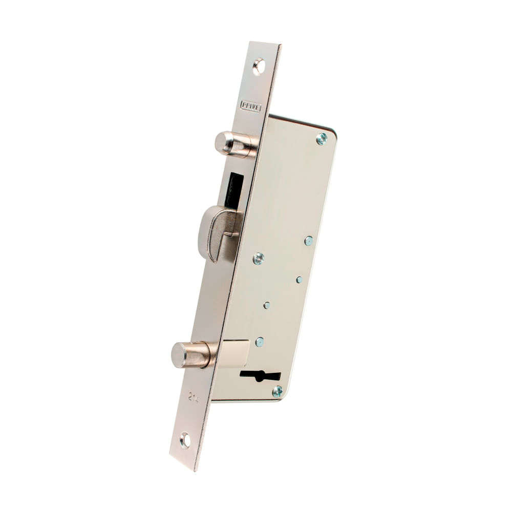 Cerradura Angosta Chapa Laminada 4,3X18,3 Cm Niquelado Prive
