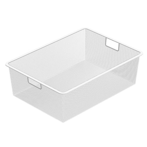 Canasto Marco Malla Blanco 18.5X52.7X42.7 Cm Hacks & Racks