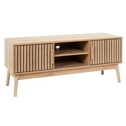 Rack para TV 117x48x40 Cm MDF Marrón Natural Atenea M+Design