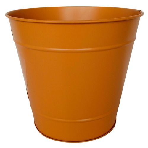 Maceta Metal 18.5 Cm Terracota Básica Outzen