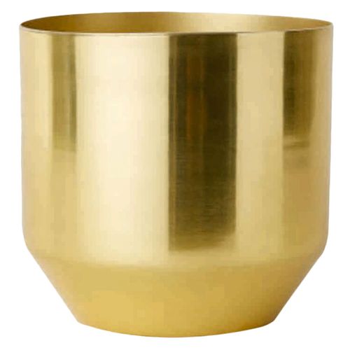 Maceta Metal 14 Cm Gold Outzen