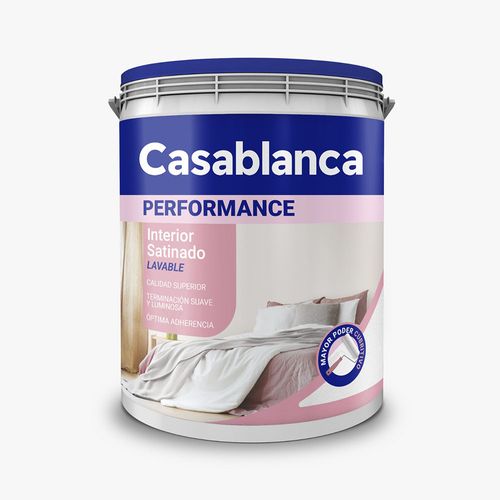 Latex Interior Performance Satinado 1L Casablanca