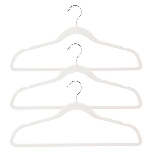 Set 3 Perchas Engomados Blanco