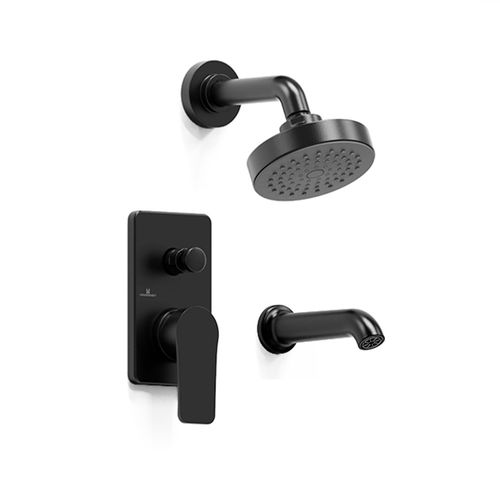 Grifería Monocomando Negra para Bañera Small