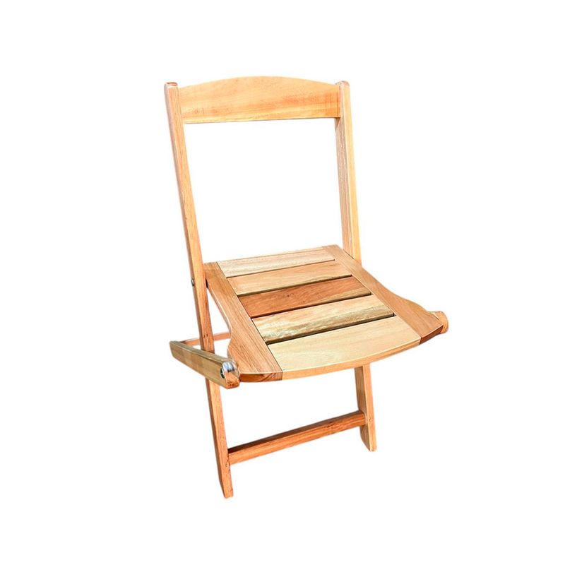 Silla Plegable Eucalipto Con Base Curva Map Easy