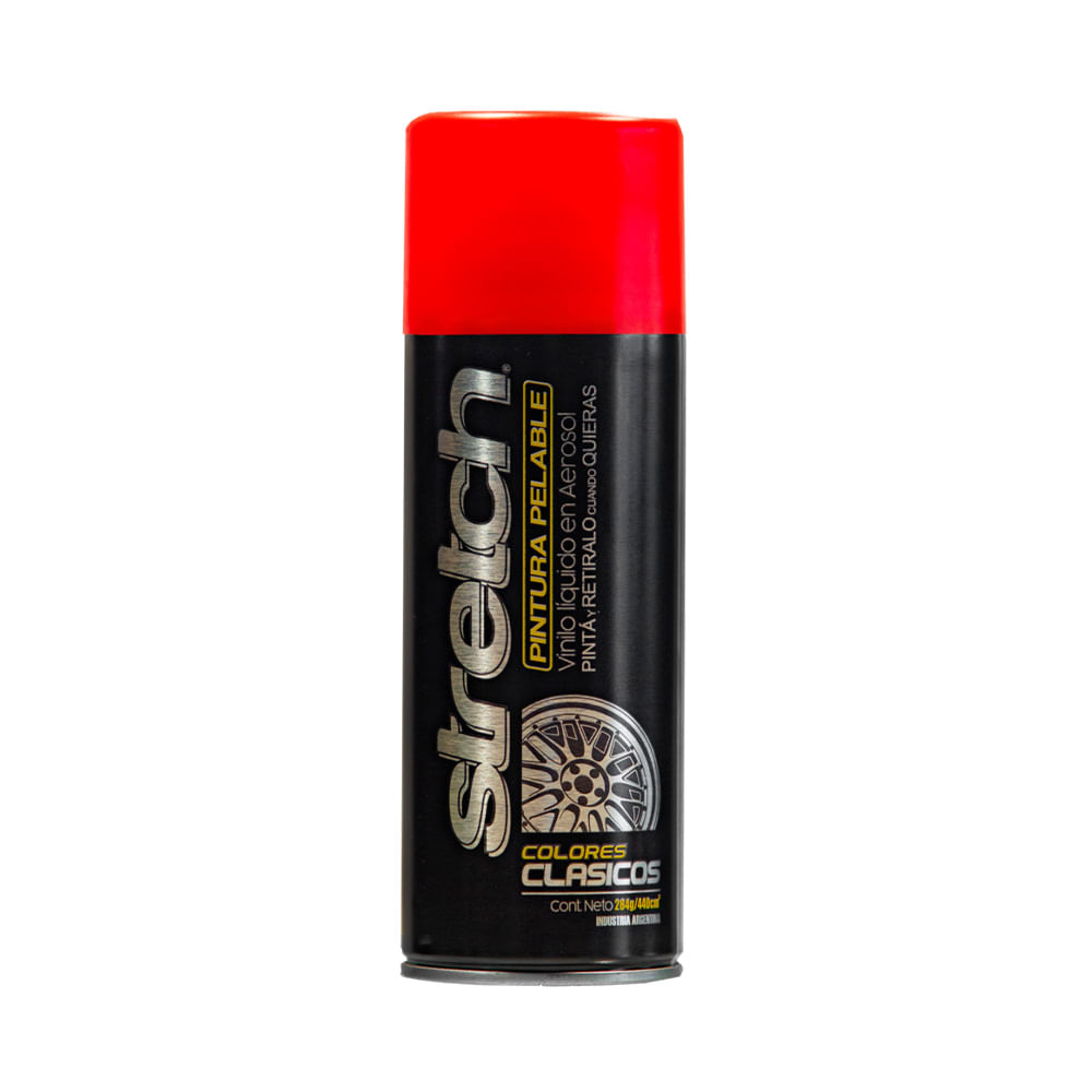 Aerosol Rojo Mate 440 Cm3 Pintura Pelable Stretch