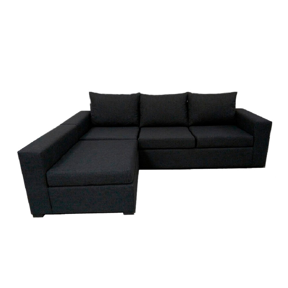 esquinero guyana lino gris oscuro