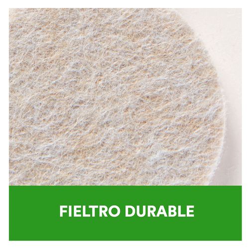 Protector Fieltro Redondo 25.4 Mm Beige Scotch 32 Un